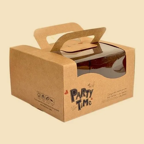 Kraft cake boxes for secure and elegant cake packaging USA