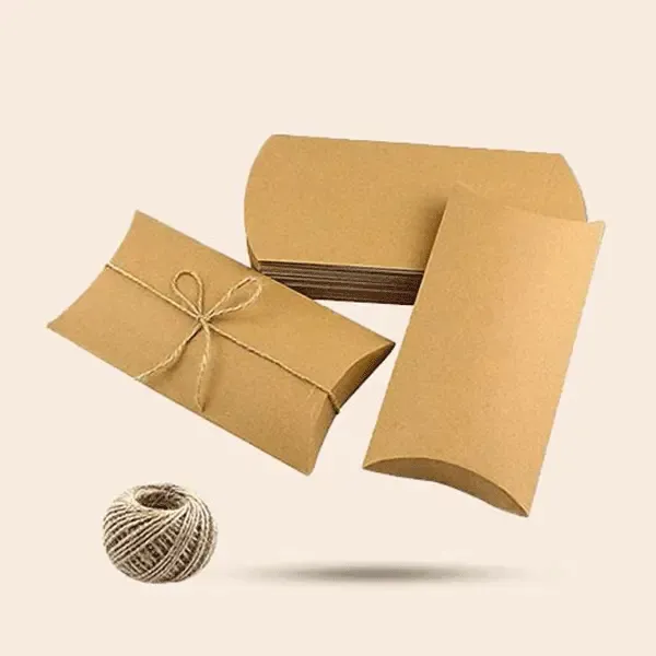 Kraft pillow packaging for stylish and compact product wrapping USA